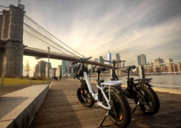 urban cycling with electric bike